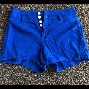 High waisted shorts